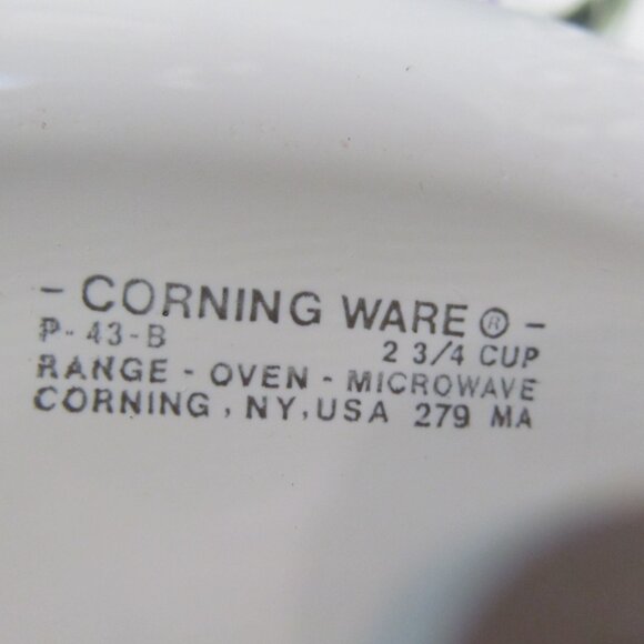Corning Ware Spice of Life P-43-B 2 3/4 Cup Casserole Dish & lid Excellent Cond! - Picture 11 of 15
